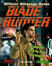 Tapa de Official Blade Runner Strategy Guide