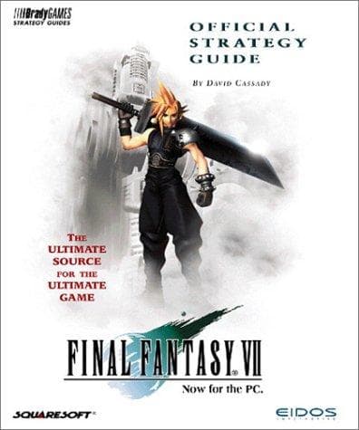 Tapa de Final Fantasy VII Official Strategy Guide