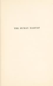 Tapa de The human habitat