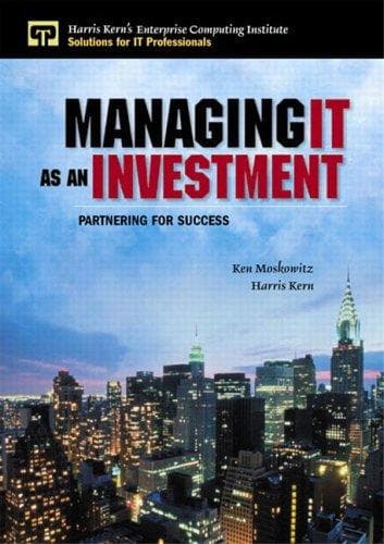 Tapa de Managing IT as an Investment