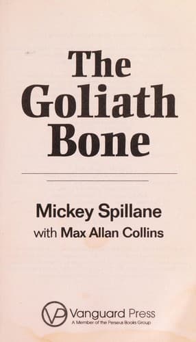 Tapa de The Goliath bone