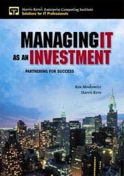 Tapa de Managing IT as an investment