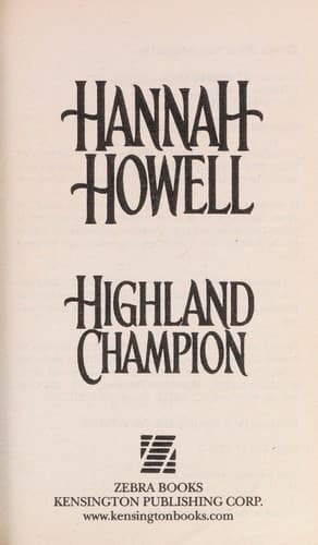 Tapa de Highland Champion