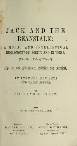 Tapa de Jack and the beanstalk