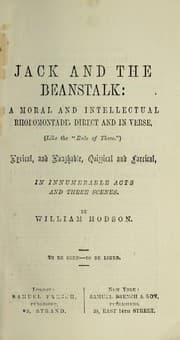 Tapa de Jack and the beanstalk
