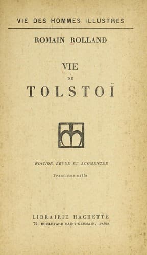 Tapa de Vie de Tolsto©