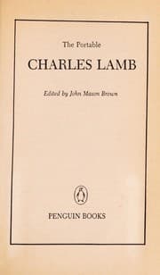 Tapa de The portable Charles Lamb
