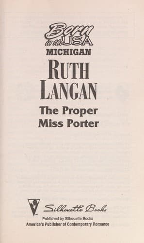 Tapa de The proper Miss Porter