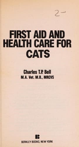 Tapa de First Aid/heal Cats