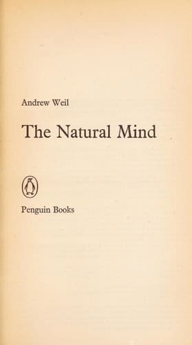 Tapa de The natural mind