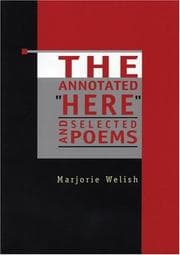 Tapa de The annotated "Here" and selected poems