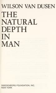 Tapa de The natural depth in man