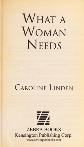Tapa de What a woman needs