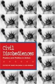Tapa de Civil disobediences