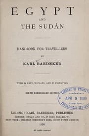 Tapa de Egypt and the Sudân