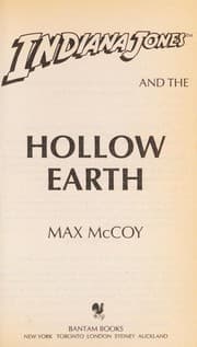 Tapa de Indiana Jones and the hollow earth