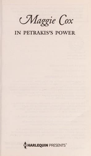 Tapa de In Petrakis's power