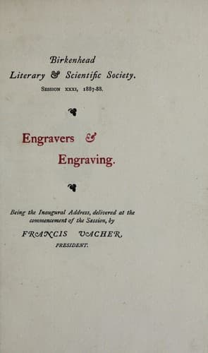 Tapa de Engravers & engraving