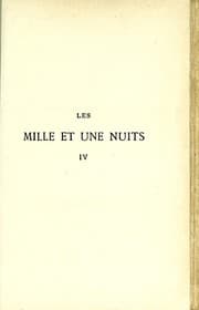Tapa de Les mille & une nuits