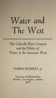 Tapa de Water and the West
