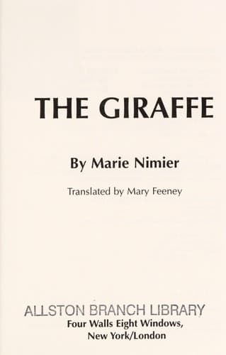 Tapa de Girafe
