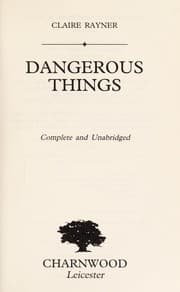 Tapa de Dangerous Things