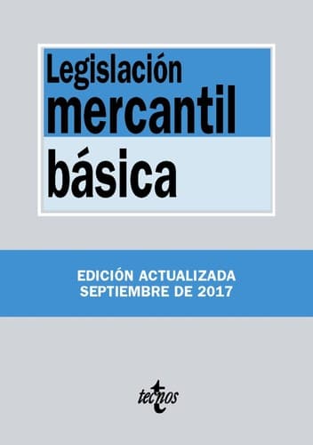 Tapa de Legislación mercantil básica