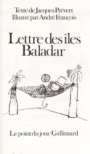 Tapa de Lettre des îles Baladar