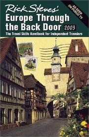Tapa de Rick Steves' Europe Through the Back Door 2003