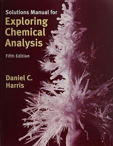Tapa de Solutions manual for exploring chemical analysis - 5. edición.