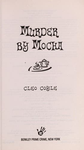 Tapa de Murder by mocha