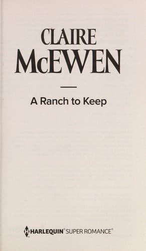 Tapa de A Ranch to Keep
