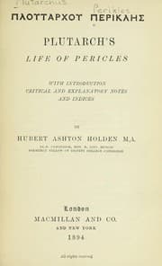 Tapa de Life of Pericles
