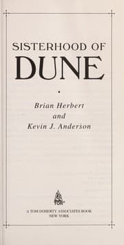 Tapa de Sisterhood of Dune