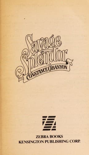 Tapa de Savage splendor