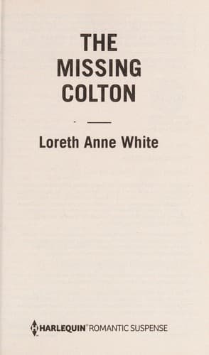 Tapa de The missing Colton