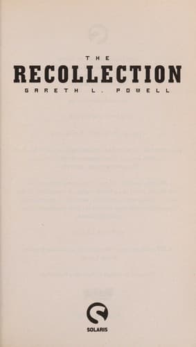 Tapa de The recollection