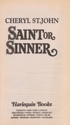 Tapa de Saint Or Sinner