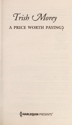 Tapa de A price worth paying?
