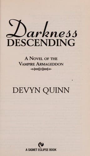 Tapa de Darkness descending
