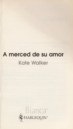 Tapa de A merced de su amor