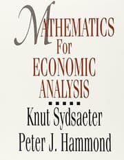 Tapa de Mathematics for economic analysis