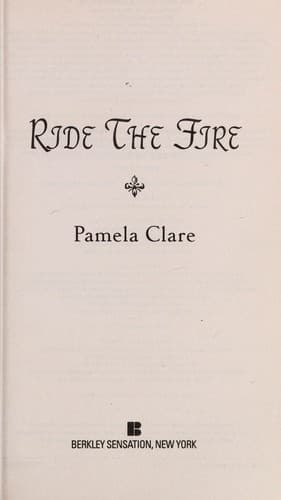 Tapa de Ride the fire