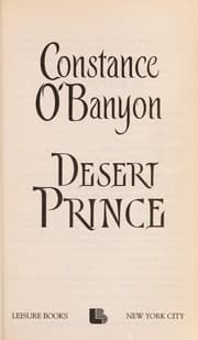 Tapa de Desert prince