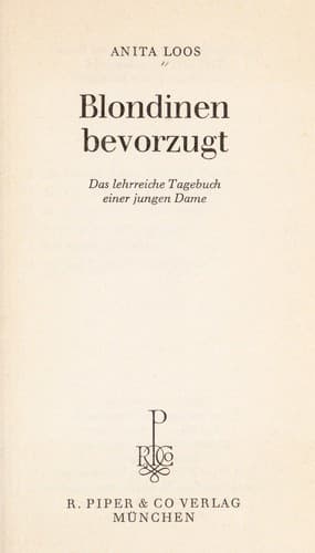 Tapa de Blondinen bevorzugt