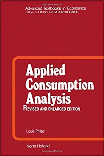 Tapa de Applied consumption analysis