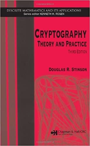 Tapa de Cryptography: Theory and Practice, Third Edition (Discrete Mathematics and Its Applications)