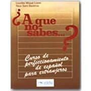 Tapa de A Que No Sabes