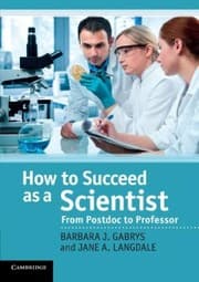 Tapa de How to succeed as a scientist from postdoc to professor - 1. ed.