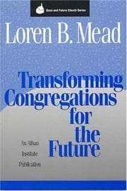Tapa de Transforming congregations for the future